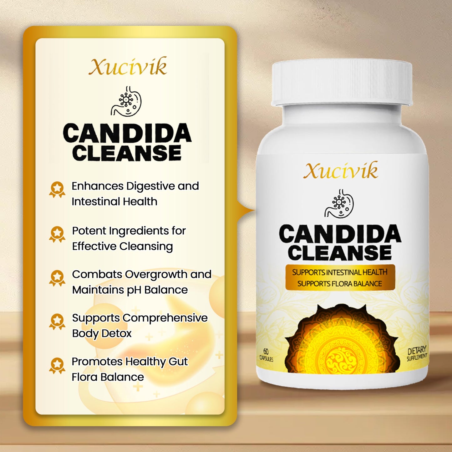 Candida Cleanse® Capsules that reduce cravings, appetite and fatigue